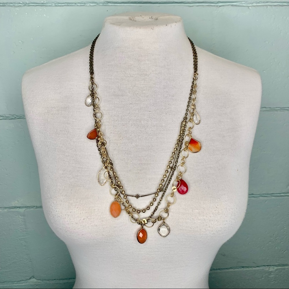 NWT Ann Taylor Loft layered necklace